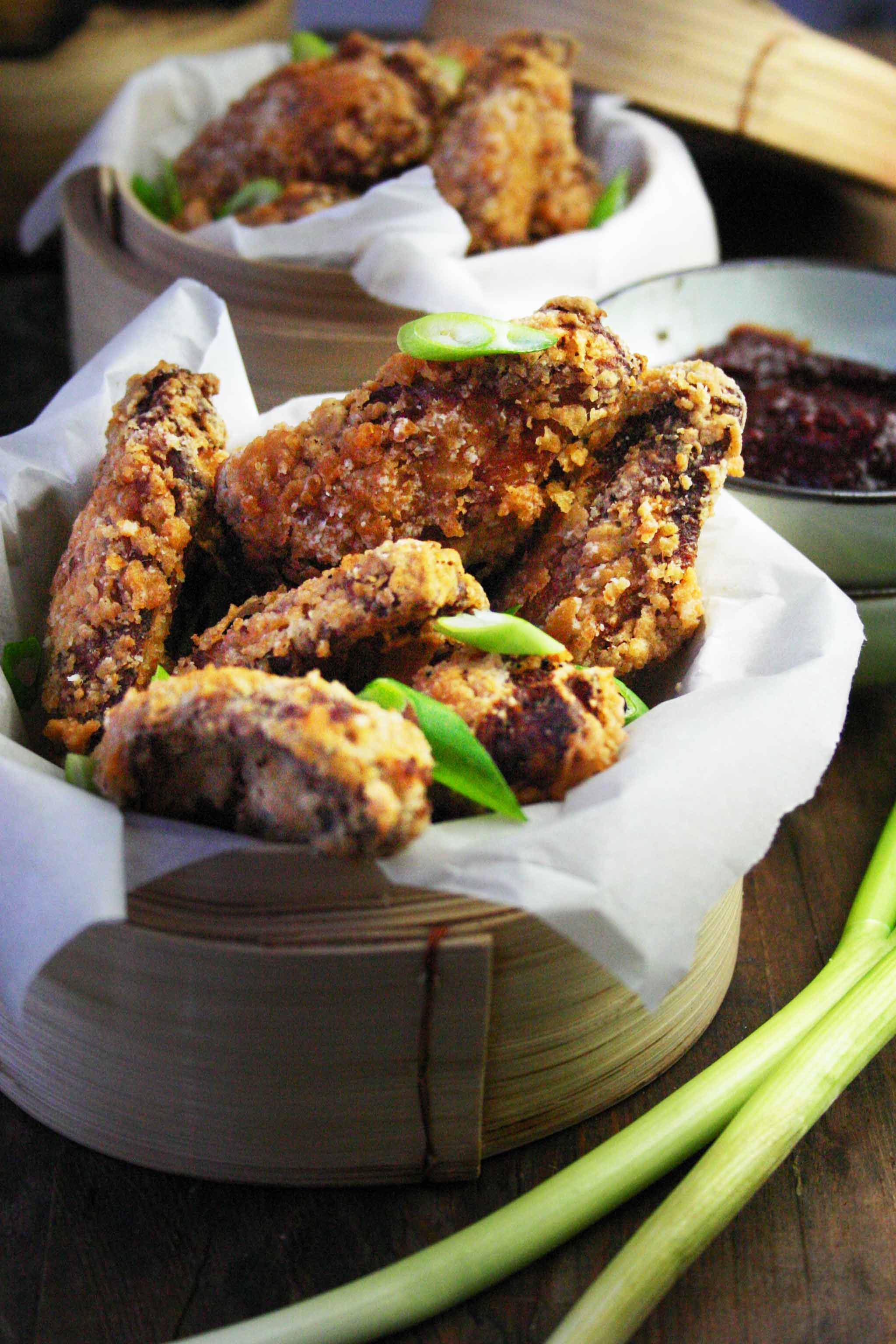 Koreaanse gefrituurde kip (Korean fried chicken)