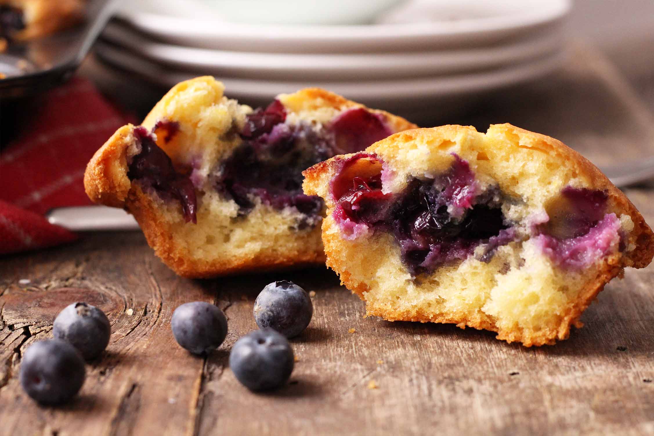 blueberry muffins